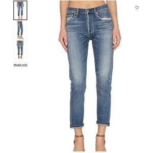 Citizens of Humanity Liya High Rise Classic Fit Crop 26